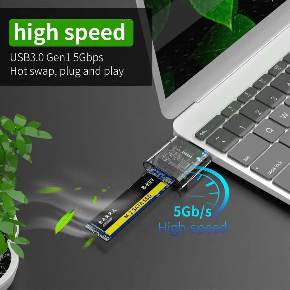 M2 SSD ̽ SATA   USB 3.0 , 1  SSD ũ ڽ, PC ϵ   ϵ ũ, 5Gbps